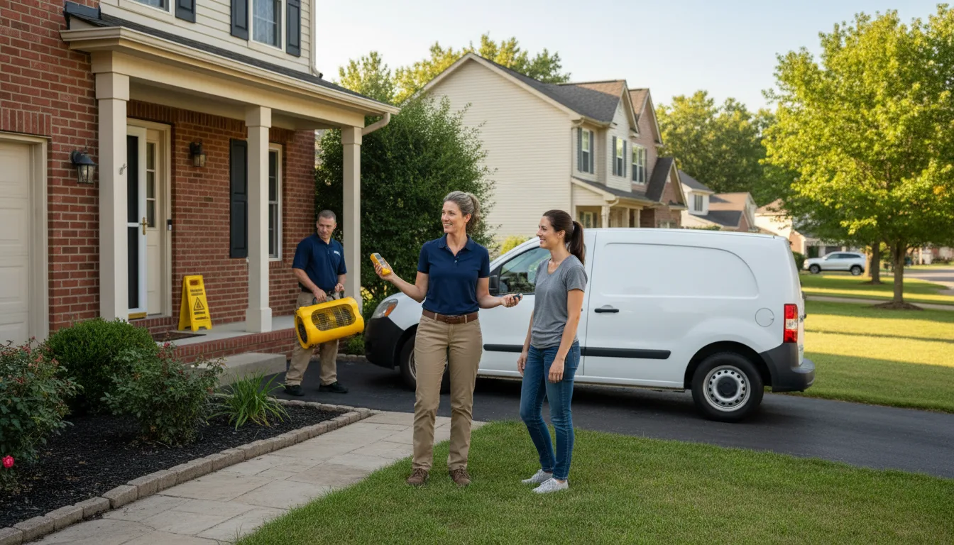 Water restoration image for Dehumidification And Cleanup Services in West Lebanon, NY